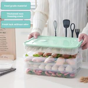 Dumpling preservation box Food Keeper / Food Plastic Sealed / Container / refrigerator Food Storage