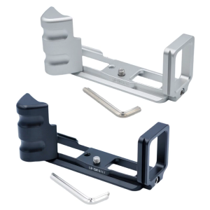 แผ่น L ที่มีความแม่นยำมือจับสำหรับน้ำหนักเบาปลดออกได้อย่างรวดเร็วใช้ M10III ได้หลากหลายหัวขาตั้งกล้องสามขา