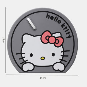 Cute Cartoon KT Cat Drain Odor Prevention Mat Insect Repellent Floor Drain Cover for Kitchen Bathroom Toilet