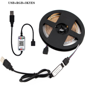 [LOCAL] USB LED Strip light 5050 5m/15m/10m/5m RGB led light strip DC5 12V Waterproof Flexible Diode Tape Ribbon