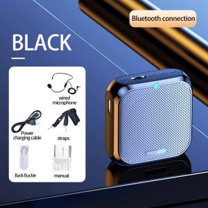  Amplifier Mini portable speaker with mic microphone Amplifier With microphon bluetooth Loudspeaker with Wired for teacher