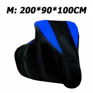 ผ้าคลุมรถมอไซ ผ้าคลุมรถมอเตอร์ไซค์ 3 ชั้น，รถจักรย，านยนต์กันน้ำ ป้องกันการขูดขีด ขนาด ป้องกันน้ำ แสงแดด และฝุ่นไ คุณภาพสูง