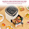 Nồi chiên không dầu FUJIHOME A4EW dung tích 4.5l,  vỉ chiên phủ chống dính - Công suất 1400W - Bảo hành điện tử 18 tháng. 