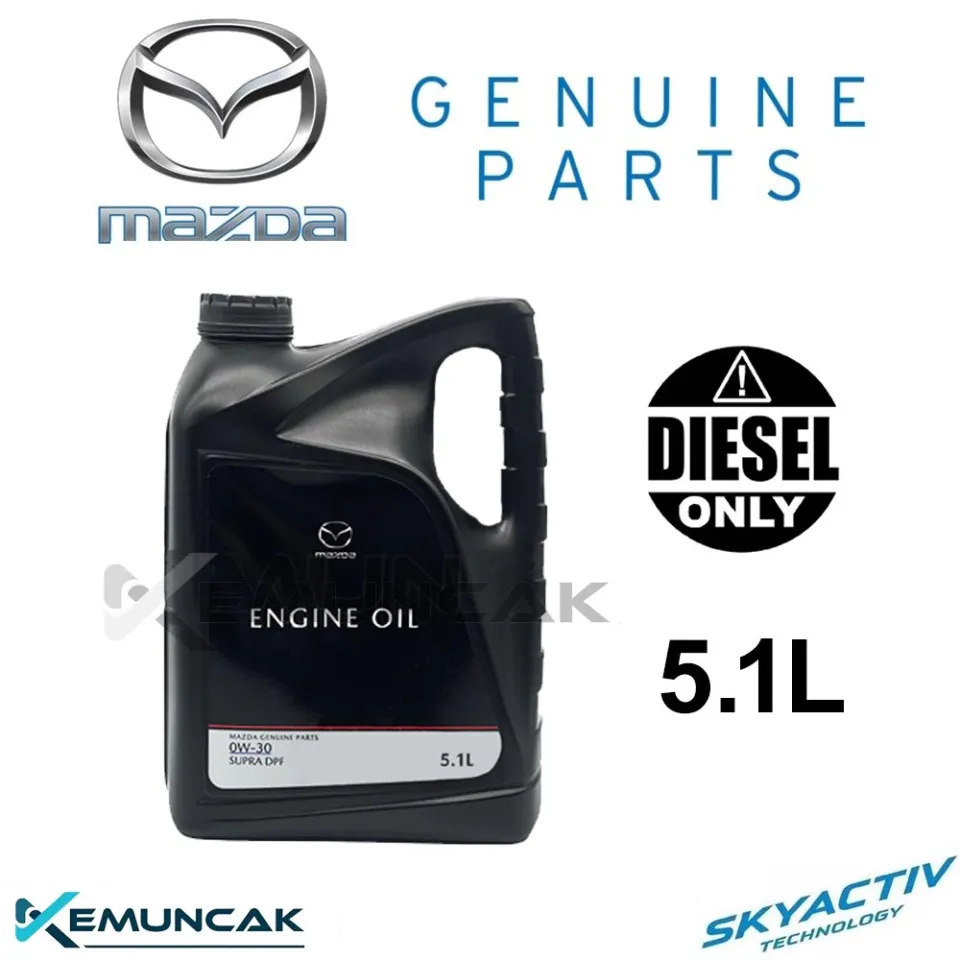 未開封Mazda DIESEL OIL SKYACTIV-D 0W-30 Mazda Original Oil Supra DPF Skyactiv-D 0W-30