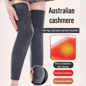 Extended Warm Cashmere Knee Pads for Winter Women Comfortable for Elderly with Cold Legs 99% Elasticity Warmth and Comfort