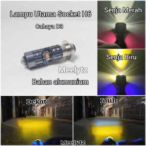 Lampu Utama LED H6 High Low D3 plus senja AC DC Jamin terang
