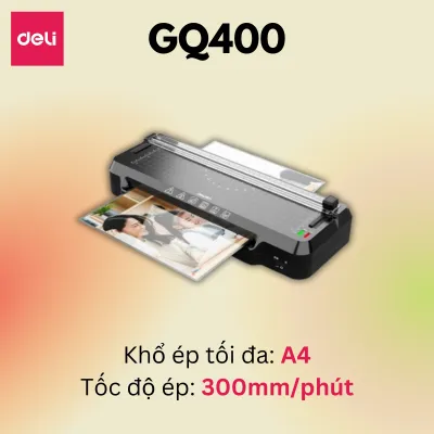 Máy Ép Plastic Khổ A4 Deli Chính Hãng Chuyên Dụng Mẫu Mới Họa Tiết Hoa Văn - Máy Ép Nhựa Dẻo Màng Ảnh Poster An Toàn Dễ Sử Dụng Máy Ép Bảo Vệ Lưu Trữ Tài Liệu Hình Ảnh Văn Phòng