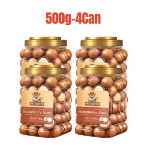 【Buy 1 Take 1】MR.SQUIRREL Macadamia Nuts 500g Ready to Eat Roasted Macadamia Nuts Healthy Foods Snacks With Case Opener