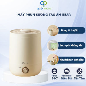 Máy Phun Sương Tạo Ẩm BEAR Máy Tạo Độ ẩm Máy bù ẩm Cấp Ẩm thoáng phòng thơm phòng Dung Tích 4.5L Bảo Hành 12 Tháng