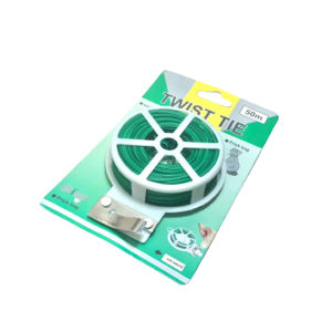 NARITA ลวดดัดต้นไม้ 50 เมตร ลวดรัดต้นไม้ ลวดหุ้มพลาสติก ลวดมัดต้นไม้ ลวดผูกต้นไม้ พร้อมตัวตัดลวด ลวดสำหรับผูกต้นไม้ (MC)