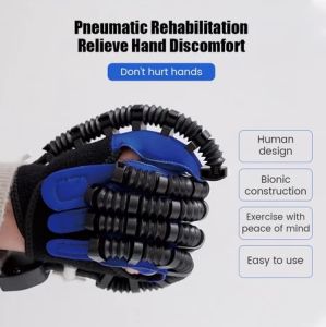 Rehabilitation Robot Gloves Hemiplegia Stroke Therapy Glove Hand Function Recovery Mirror Gloves Finger Exercise Training Equipment