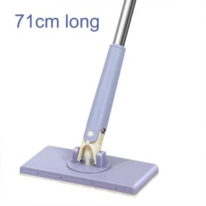360° Spin Dry/Wet Flat Mop Static Duster Flat Dust Sweeper Super Wet Mop Wiping Cloth Floor Mop Easy to Replaceable Mop Cloth