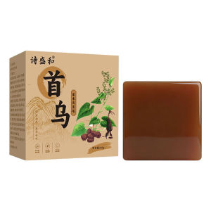 Hair Nourishing Polygonum Multiflorum He Shou Wu Essential Oil Soap Hair Strengthening Shampoo Bar Scalp Cleansing Hair Care Soap