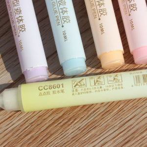 Bút Keo Màu Kẹo Sổ Tay Pha Chế Bút Nhanh Khô Chấm Gule Súng Dính Độ nhớt Cao Keo Sáng Tạo Sinh Viên Văn Phòng Phẩm