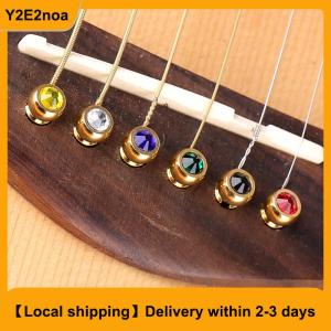【Local shipping】 1PCS Acoustic Guitar String Bridge Pins Colorful Copper Brass Endpin Replacement