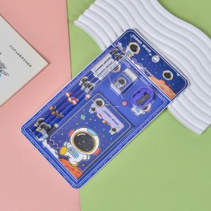 FY2016 Pensil Set Alat Tulis Anak 6 in 1 Stationery Set Alat Tulis Anak Sekolah Karakter Kartun