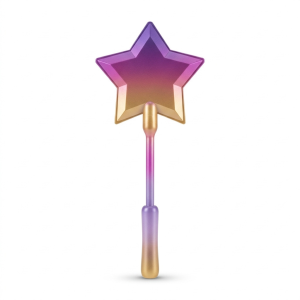 Star Wand Tap To Pay Credit Card Holder Magic Contactless Printed Portable Gradient PLA Gift Kids Novelty 支付魔杖