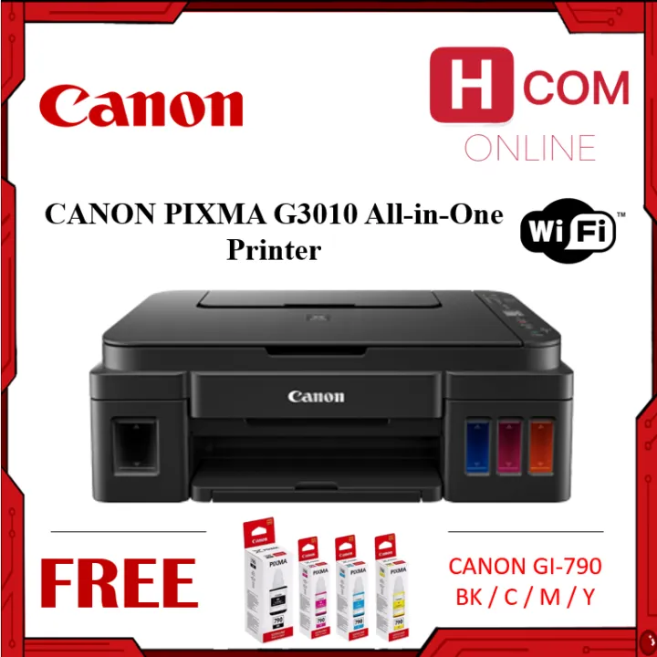 CANON PIXMA G3010 All-in-One Wireless Printer - Print / Scan / Copy / Wi-Fi [100% Original Printer]