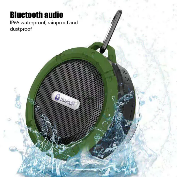 Portable Column Mini Bluetooth Speaker Waterproof Outdoor Shower Sound ...