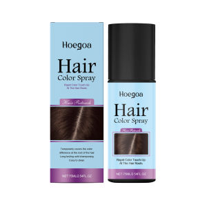 Temporary Hair Color Spray Scalp Care Natural White Grey Coverage Root Touch Up Instant Washable Daily Hair Styling Spray