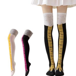 1 Đôi Tất Nữ Dài Đến Đầu Gối Chân Gà Ngộ Nghĩnh Phù Hợp Làm Quà Tặng Sinh Nhật