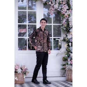 Kebaya Broklat Couple Batik / Batik Tunangan Modern / Batik Couple Kondangan