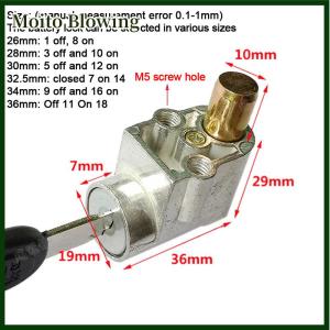 Moito Electric Bicycle E-bike Electric Vehicle Battery Box Lock Front Lock Big Head Lock Electric Vehicle Anti-theft Lock Battery Lock