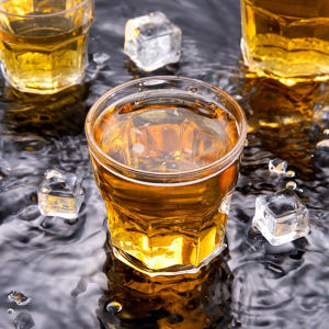 Fantic Acrylic Whiskey Cups Unbreakable Transparent Beer Cup Plastic Coffee Milk Breakfast Cup Spirit Glass Drinkware Juice Tea Cup