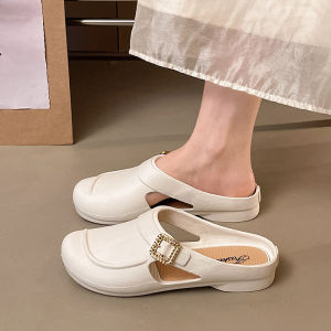 Free Shipping Ins WomenS Spring Half-Covered Slippers New Style Closed-Toe Slippers WomenS Outdoor Non-Slip Sandals Summer Fashion WomenS Shoes WomenS Outdoor Non-Slip Sandals Summer Fashion WomenS Shoes