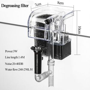 Aquarium Filter External Water Pumps Hanging Filter Power Waterfall Suspension Oxygen Pump