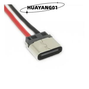 HUAYANG01 [HOT FASHION] สายเชื่อม USB Type-C 2P สำหรับชาร์จโทรศัพท์มือถือ5ชิ้น