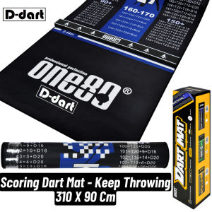 ONE80 DART MAT - SCORING POLY DART MAT CARPET FLOOR PROTECTION 310*90CM