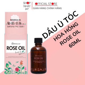 Dầu dưỡng tóc hoa hồng Rose oil Rosenoa nội địa Nhật dành cho tóc khô xơ