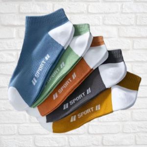 SET 10 đôi tất nam nữ cổ ngắn - vớ ngắn cotton thể thao co giản tốt mang thoải mái bảo vệ bàn chân của bạn VN1
