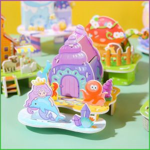 Assembled Card Repeat Assembly Assembled Toys Interactive Gaming Experience Small Size Space Imagination