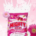 Mighty Clean Detergent Powder Floral Blossom - Powder (Pink) - 1 kilo. 
