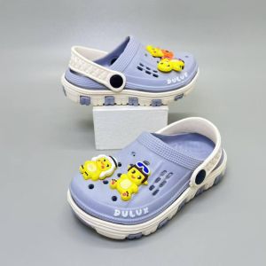 Divine Shoes [Size 19-30] Dulux 202 Sandal Anak Laki-Laki Karakter Nailong Dino Kuning Sandal Baim Karet Anak Cowok