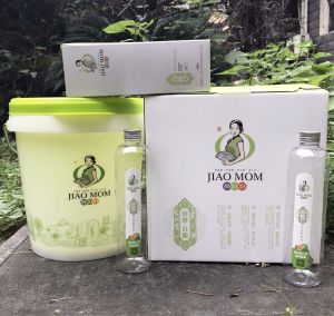 Thùng lên men tự nhiên Jiao Mom + lưới lọc nhựa dẻo làm enzyme hoa quả 10 lít chính hãng nội địa Trung Quốc Vital enzyme giấm táo