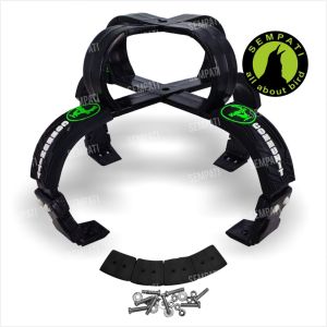 SEMPATI Mahkota Socket Soket Motif Logo Kuby Mahkota Karet Sangkar Kandang hewan Burung Murai Batu Mahkota Racing Pro Cakram Cakaran Gantungan Sangkar Burung