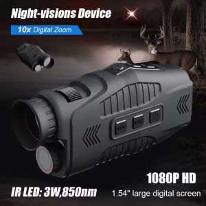 Aotuo R11 Teropong Monokular Digital Night Vision Infrared Outdoor Night Vision 10x Zoom 1080P