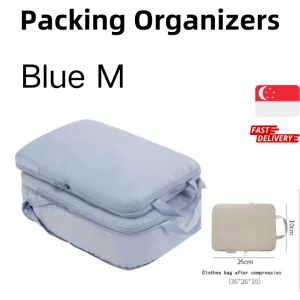 Compression Packing Cubes for Suitcases 6 Set Packing Cubes Luggage Packing Organizers for Travel Accessories