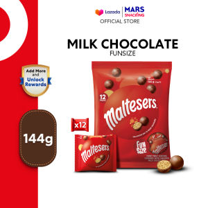 Maltesers Milk Chocolate Fun Size 144g Chocolate / Crispy