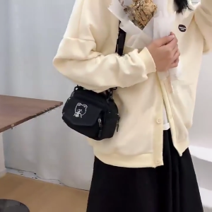 Harajuku Ita Bag Japanese Small Cute Shoulder Bags for Women Girl Tote Crossbody Shopping Bag