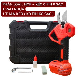 Kéo cắt cành không chổi than dùng pin 199v chân pin phổ thông máy cắt cành cắt ống nhựa đa năng tích hợp màn hình led