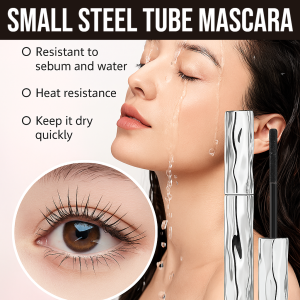[Enlarge Eyes] Natural Long Small Steel Tube Mascara Waterproof & Lasting Makeup Enlarge Eye Shape