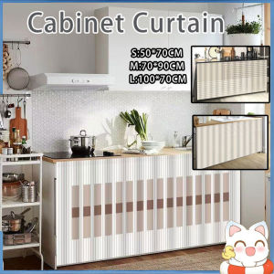 Kitchen Cabinet Curtain Kitchen Counter Decorative Storage Cabinet Curtain Langsir Kabinet Dapur