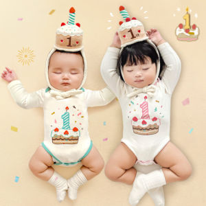 Babys Clothes 100% Cotton Birthday Style Clothes Ins Birthday Props