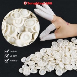 PVN65224 SET 200 Bao ngón tay cao su - Bao ngón tay y tế giúp tăng độ bám chống tĩnh điện chống mồ hôi vết bẩn T888