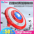 GoStar captain shield water sprayer electric burst water spray drop superhero vibrating gold shield beach water outdoor toys. 