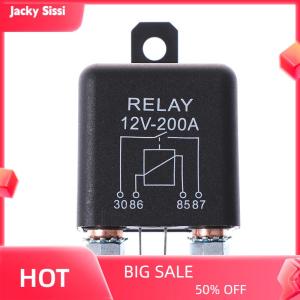 Jacky 12V 200 Amp Heavy Duty Split Charge Winch Relay for Car Van Boat 4 Pin